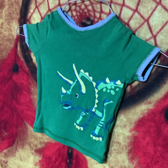 ONLY BOYS-green cotton ‘TRICERATOPS’ graphic print SNUG-FIT short sleeve t-shirt - Picture 2 of 10